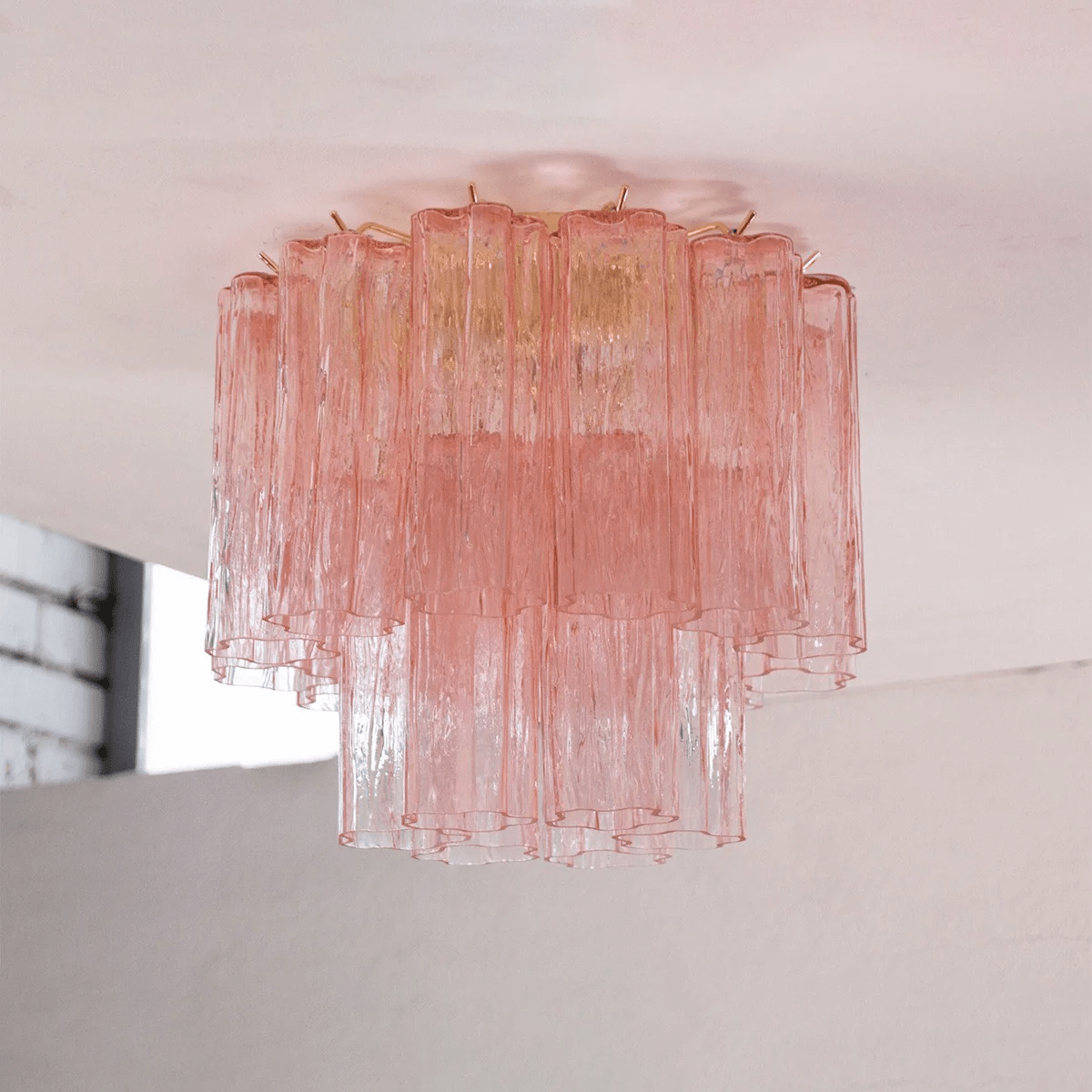 Orinwood Murano Tubes Flush Mount Ceiling Light