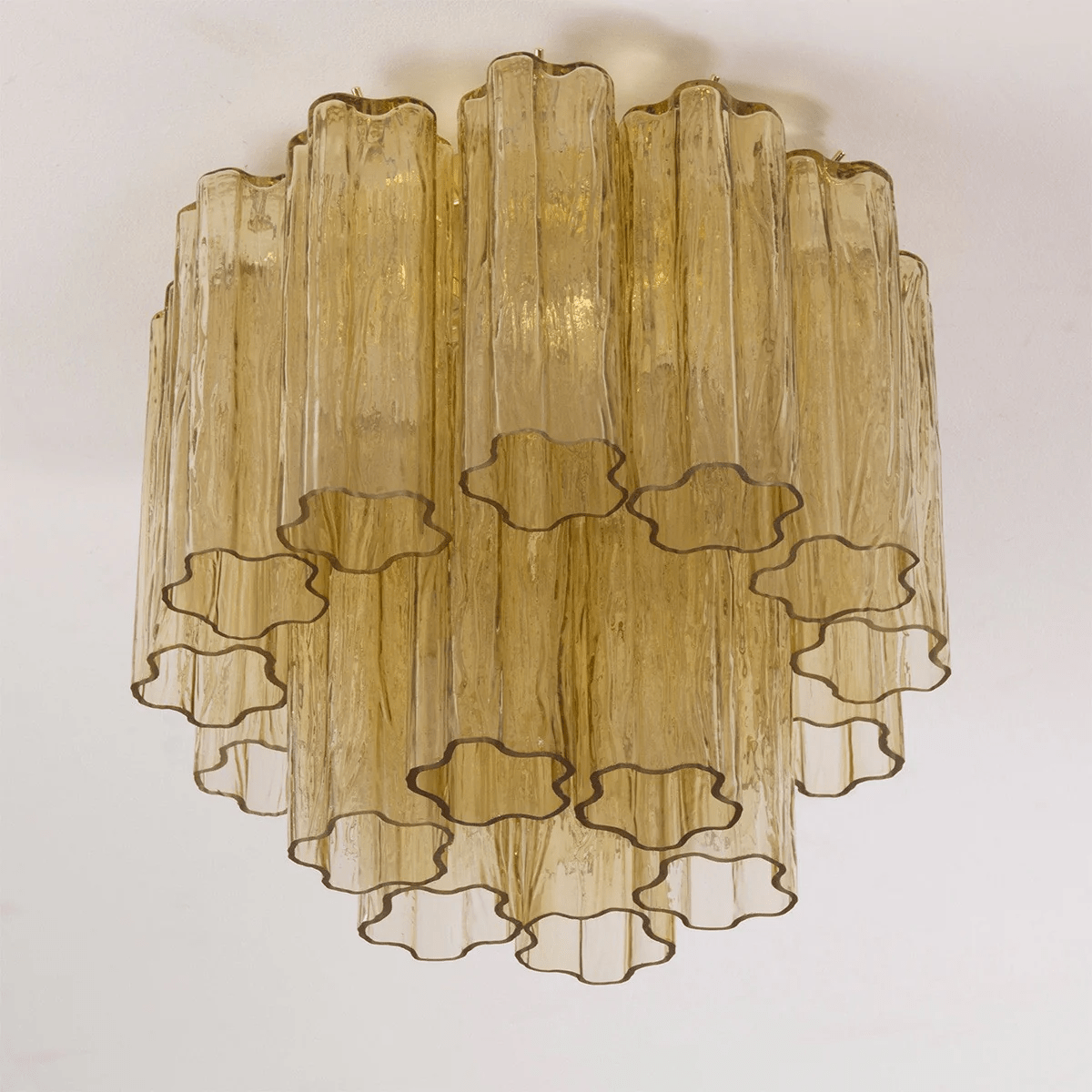 Orinwood Murano Tubes Flush Mount Ceiling Light