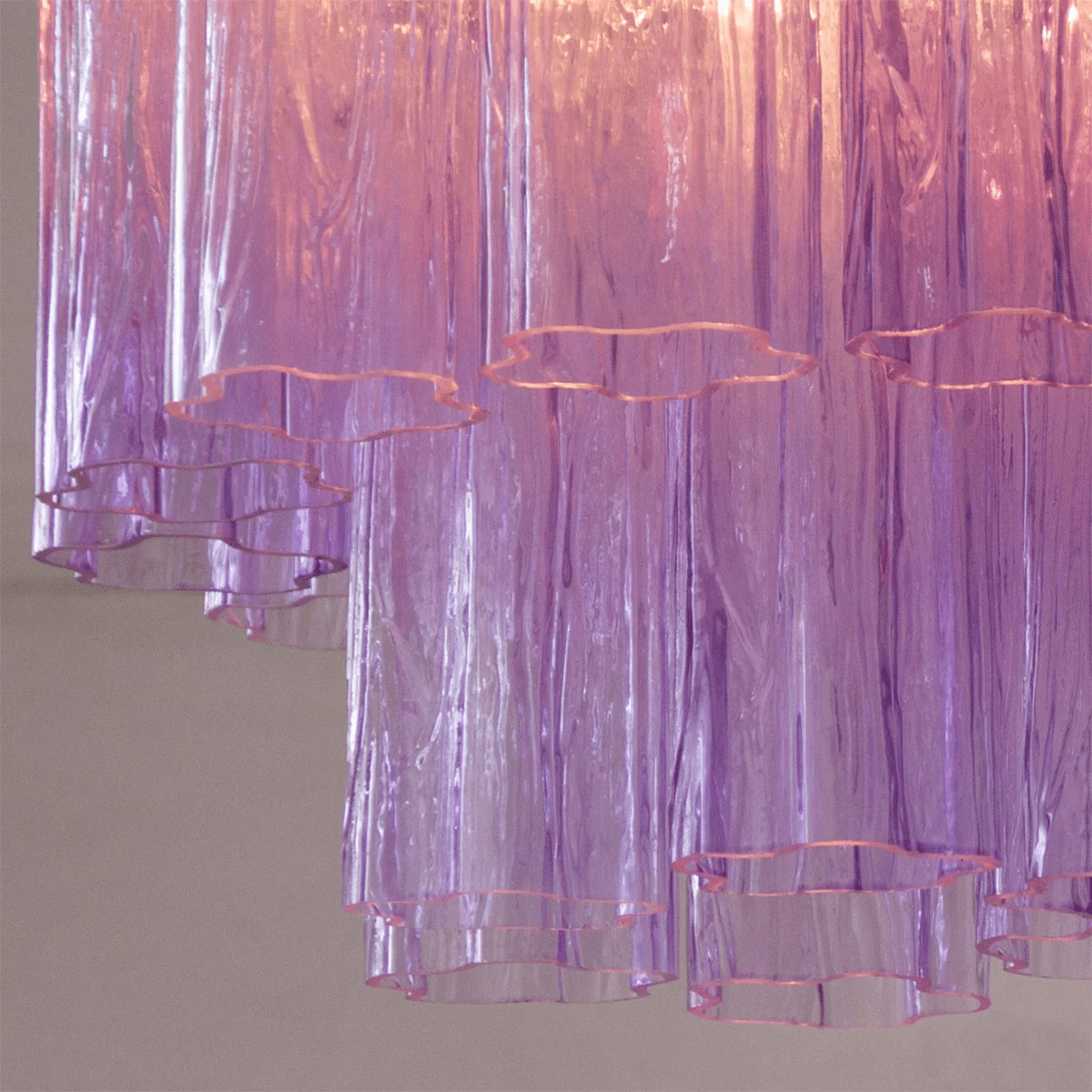Orinwood Murano Tubes Flush Mount Ceiling Light