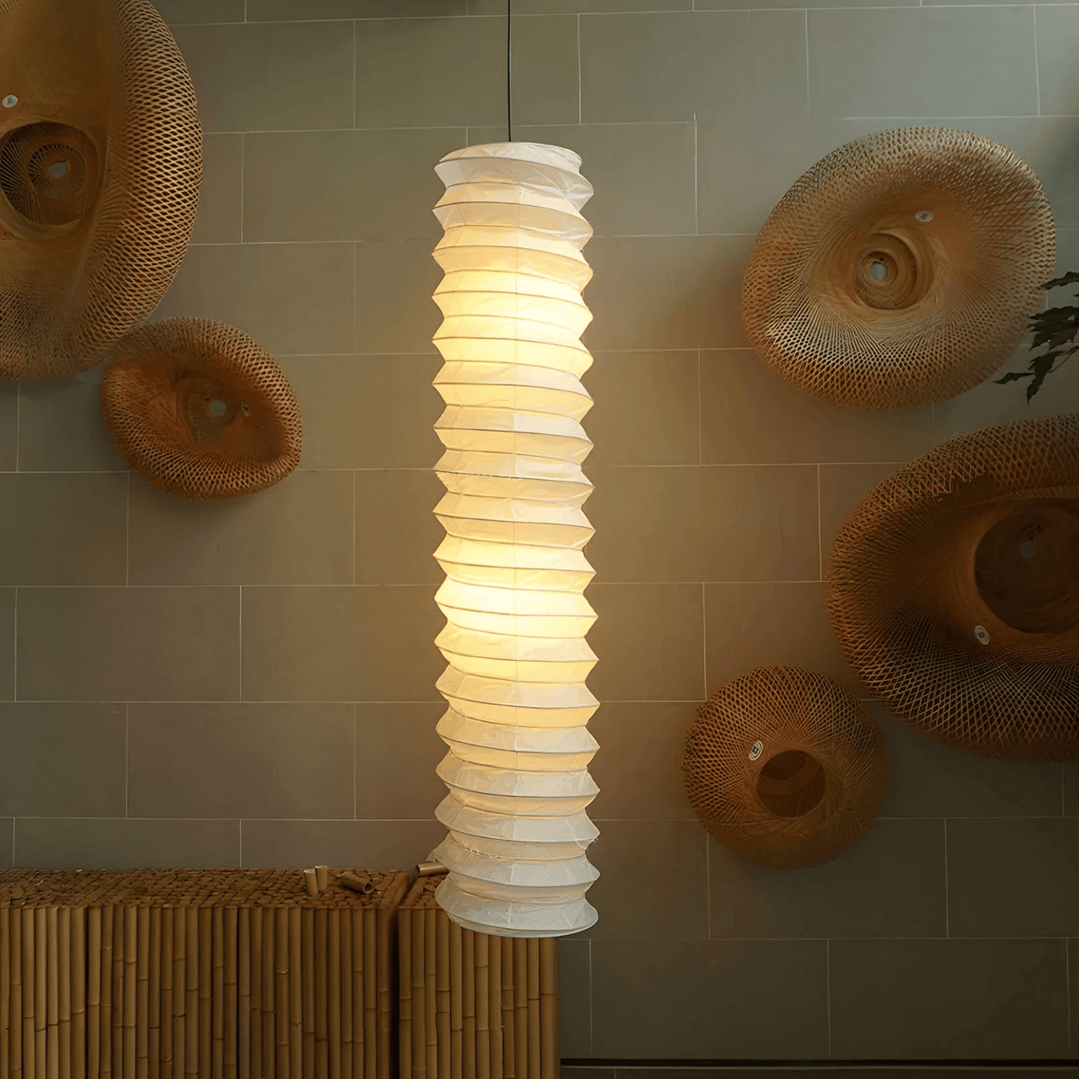 Luninaine Minimalist Paper Pendant Light