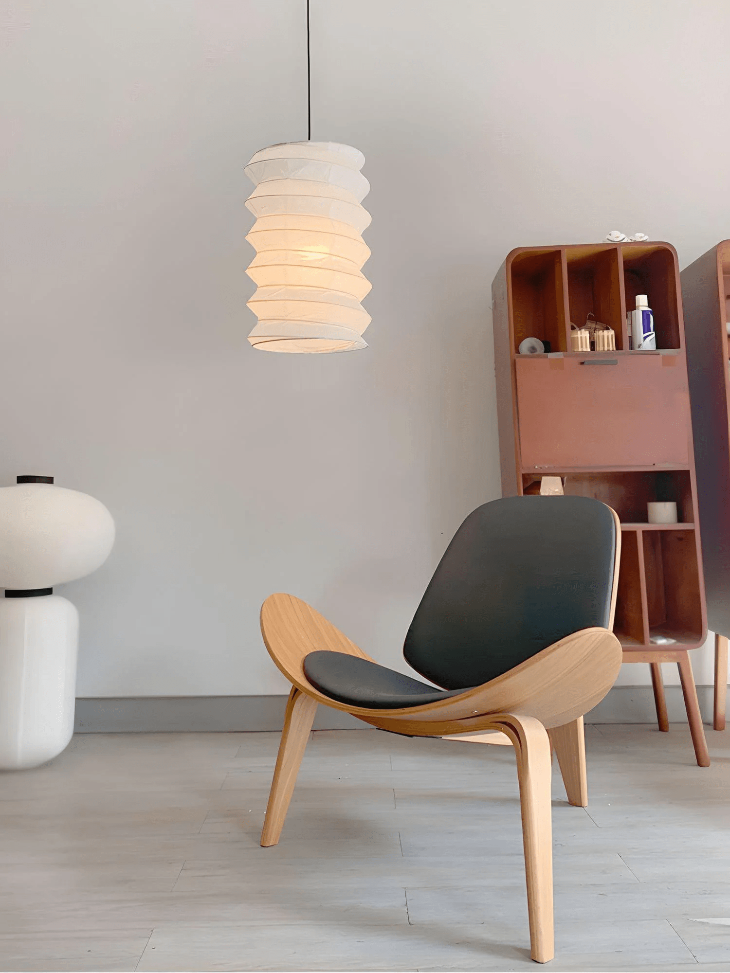 Luninaine Minimalist Paper Pendant Light
