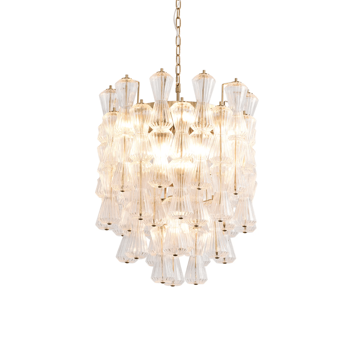 Celarena Chandelier Murano Glass Floral Cascade