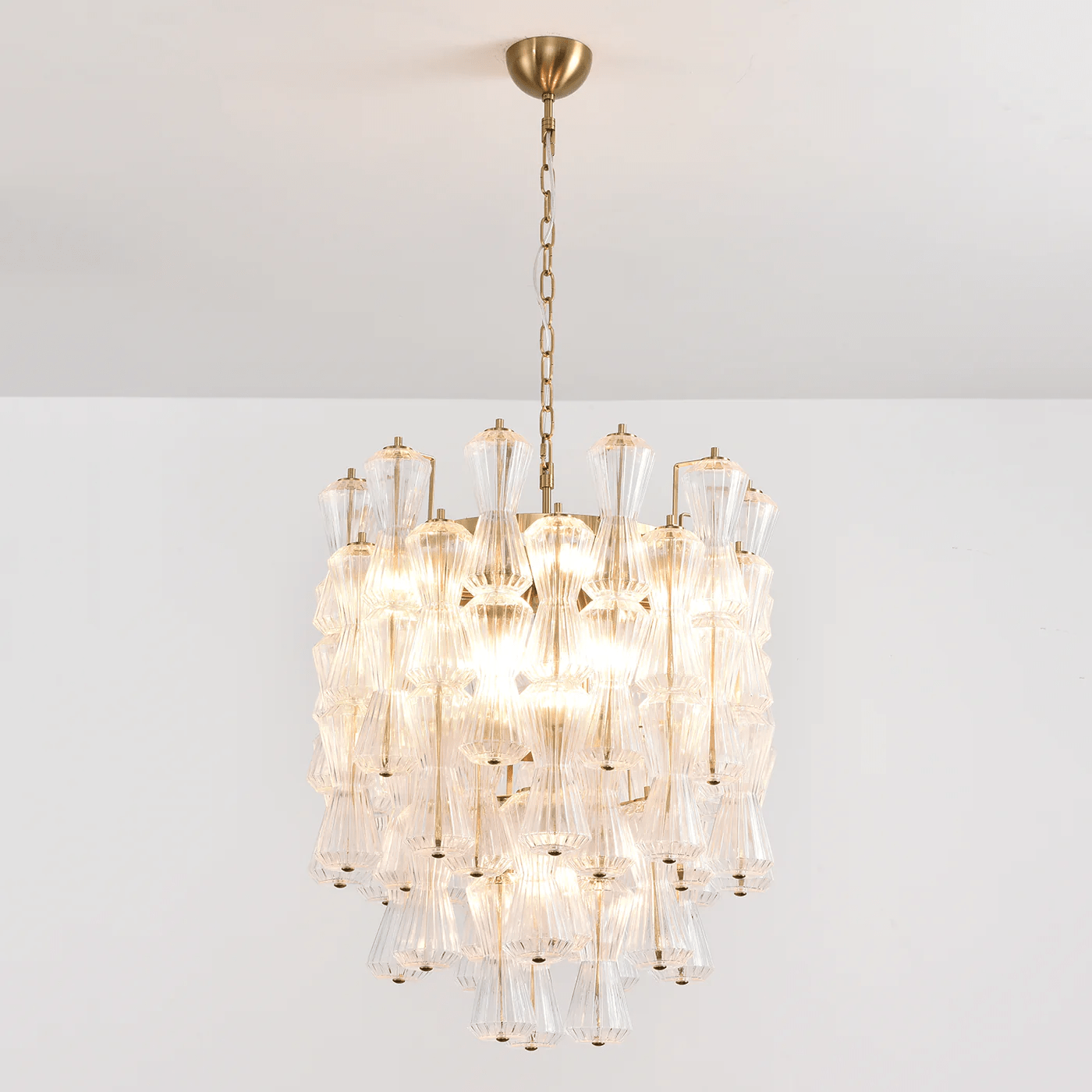 Celarena Chandelier Murano Glass Floral Cascade