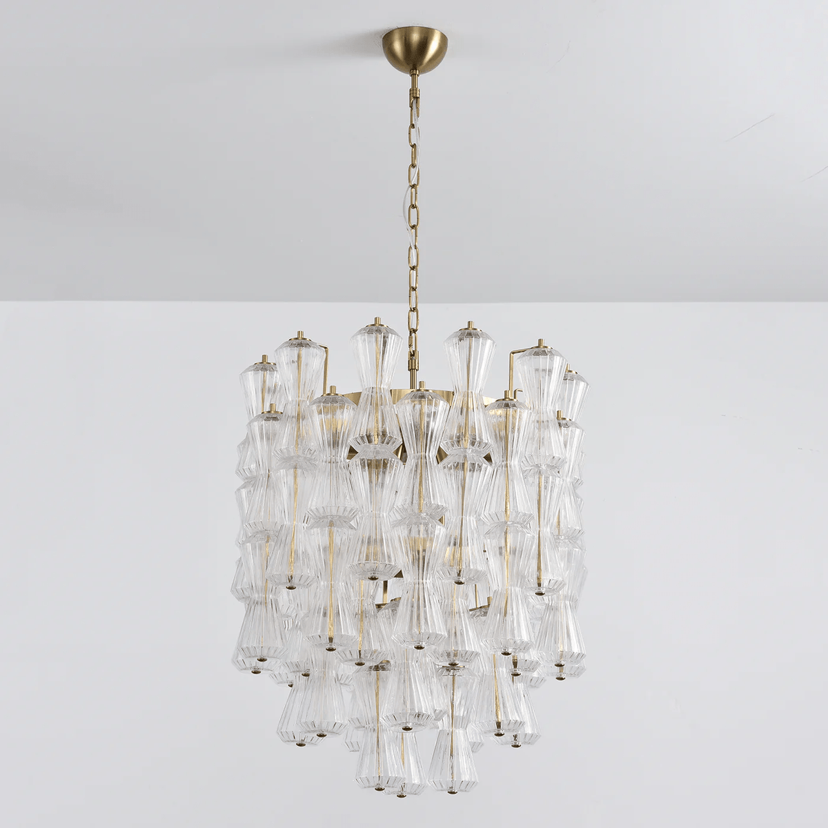 Celarena Chandelier Murano Glass Floral Cascade