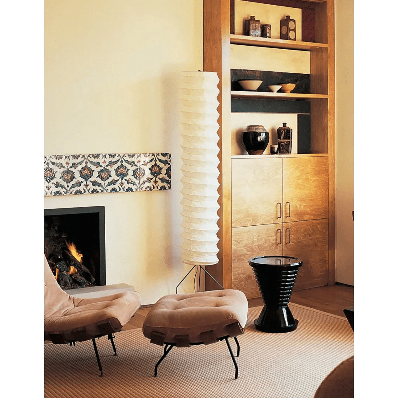 Soraine Minimalist Rice Paper Floor Lamp
