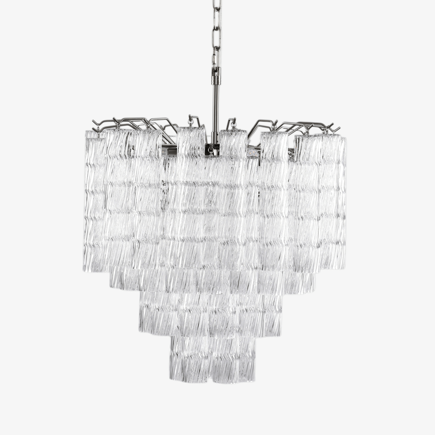 Veliella Chandelier Murano Glass Tiered Cascading Waves