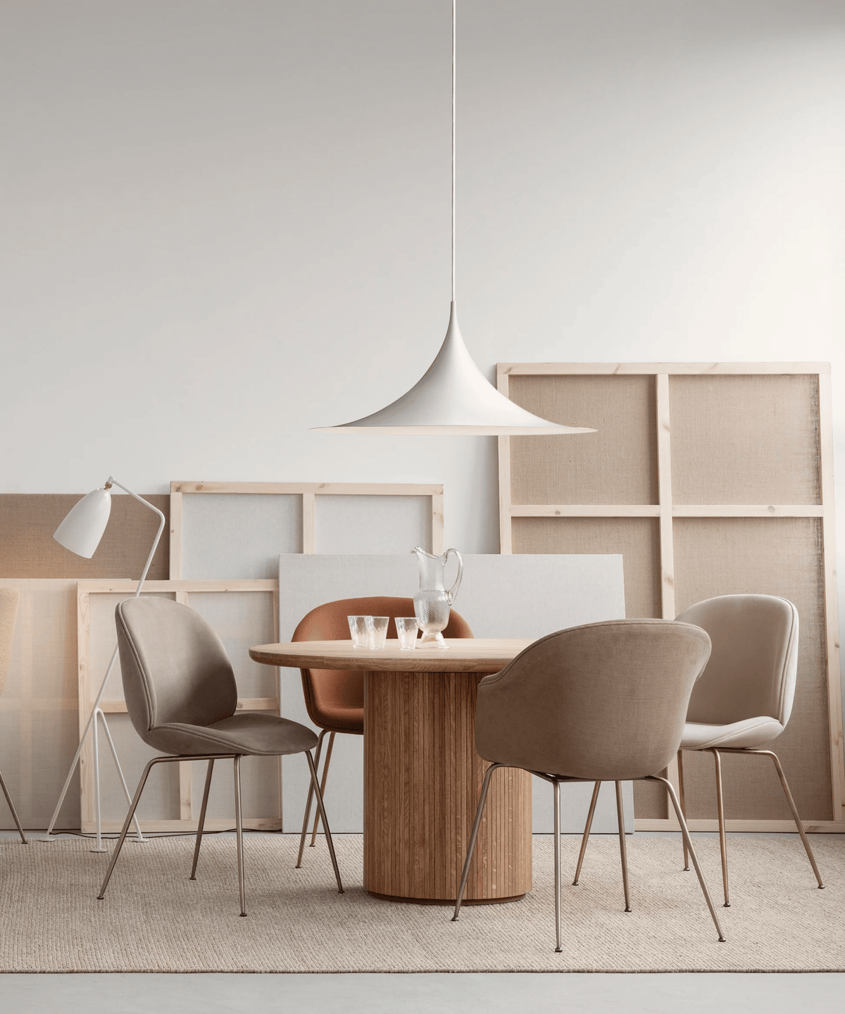 Valerira Steel Sculptural Pendant Light