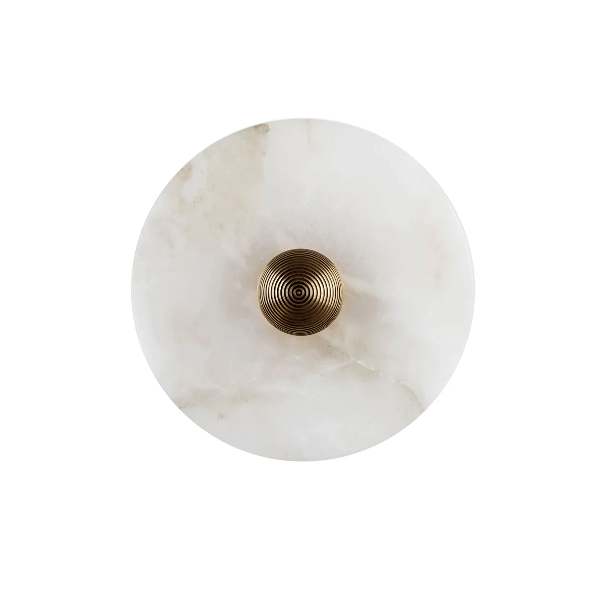 Selene Minimalist Alabaster Ceiling Light