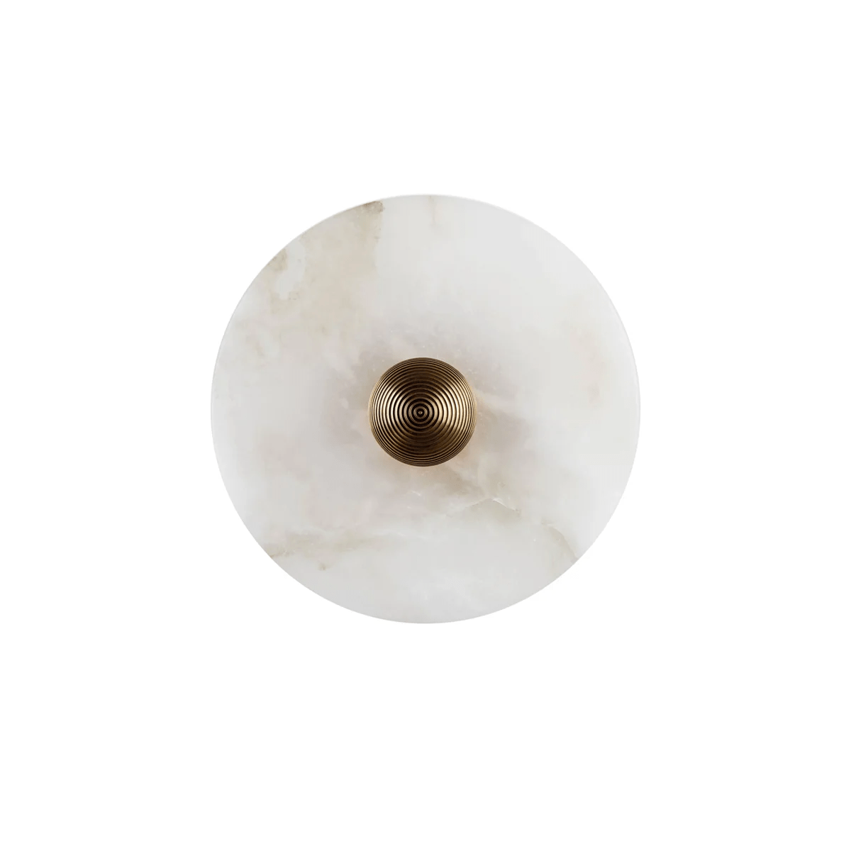 Selene Minimalist Alabaster Ceiling Light