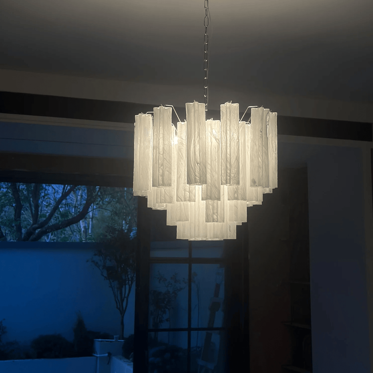 Lioruian Chandelier Murano Glass Tiered