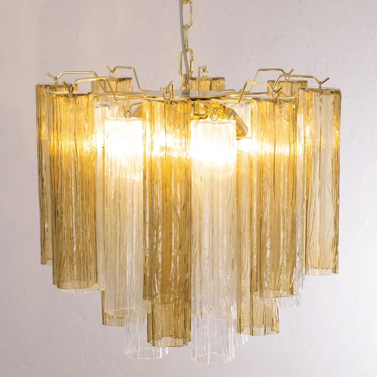 Lioruian Chandelier Murano Glass Tiered