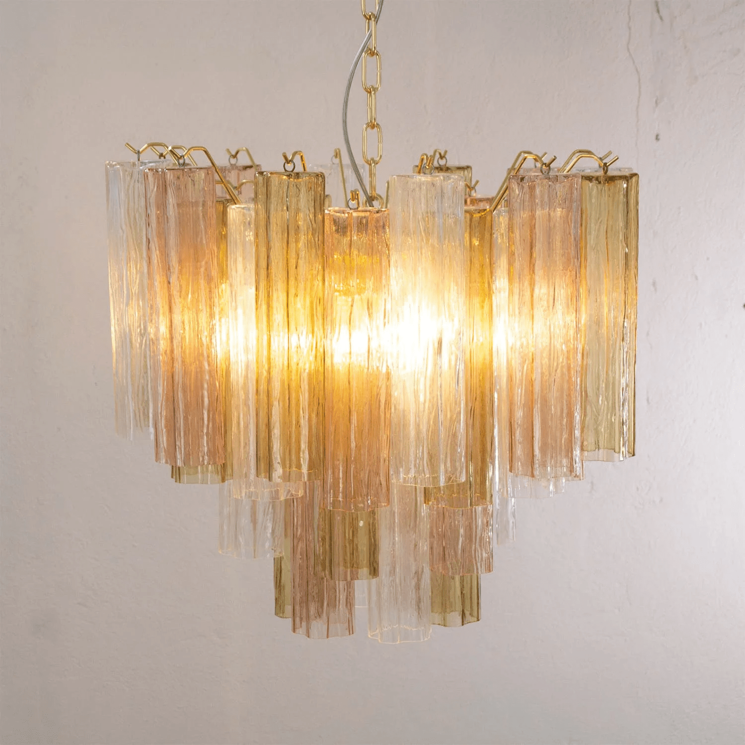 Lioruian Chandelier Murano Glass Tiered