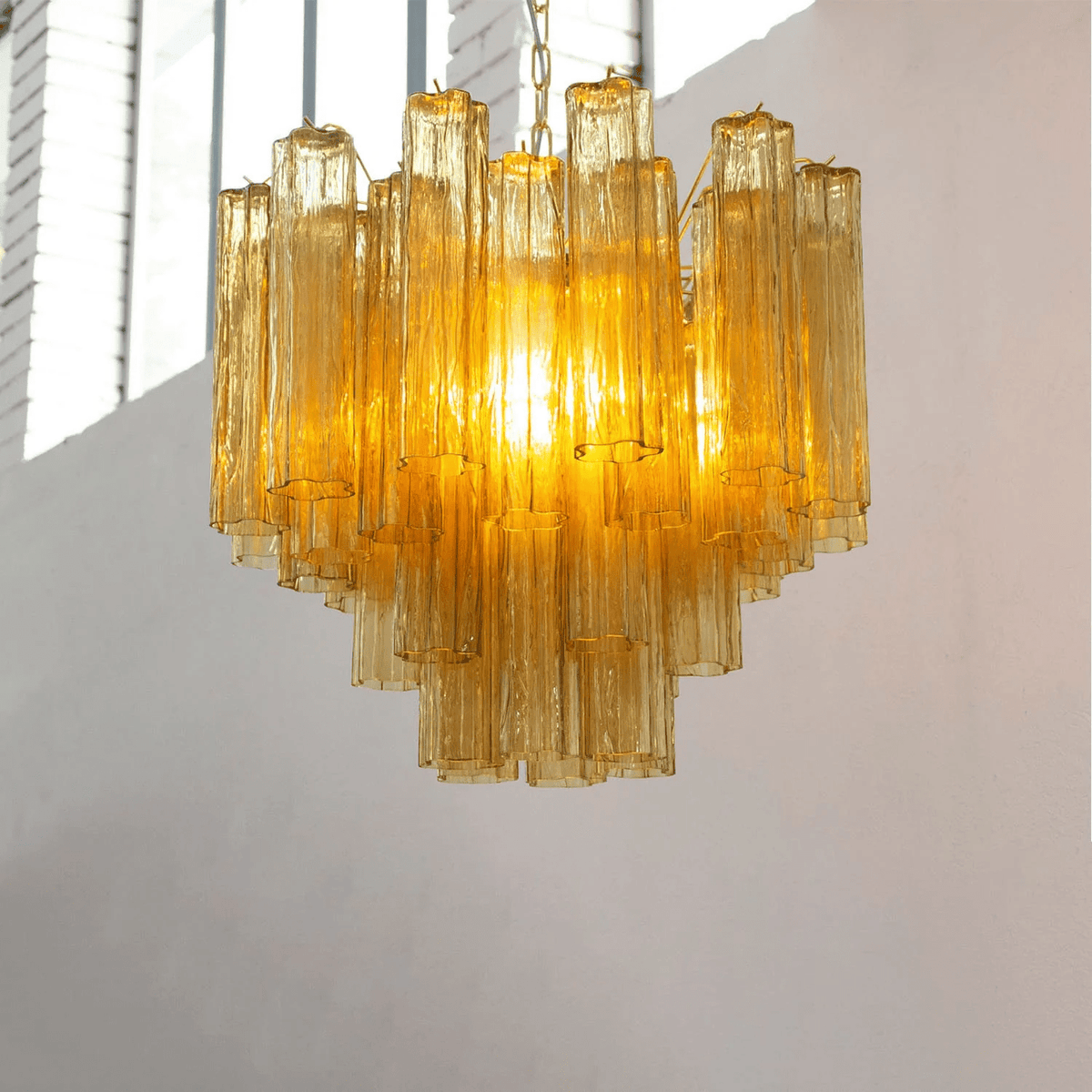 Lioruian Chandelier Murano Glass Tiered