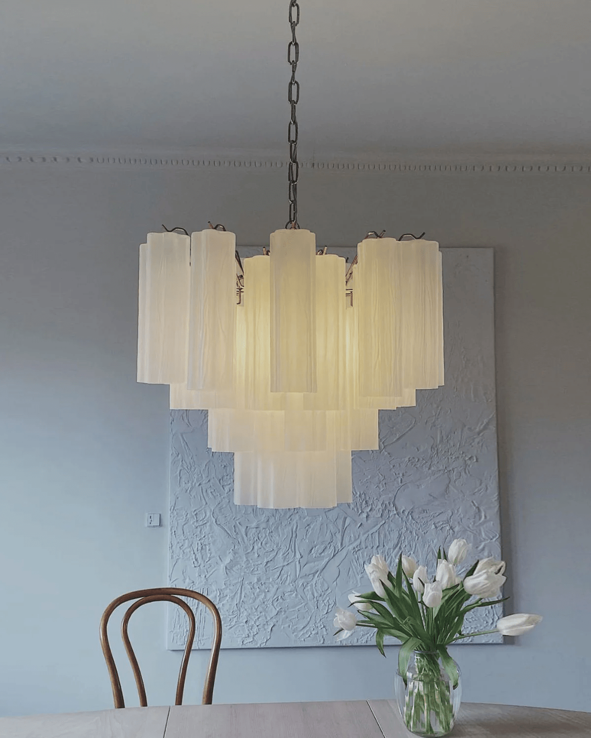 Lioruian Chandelier Murano Glass Tiered