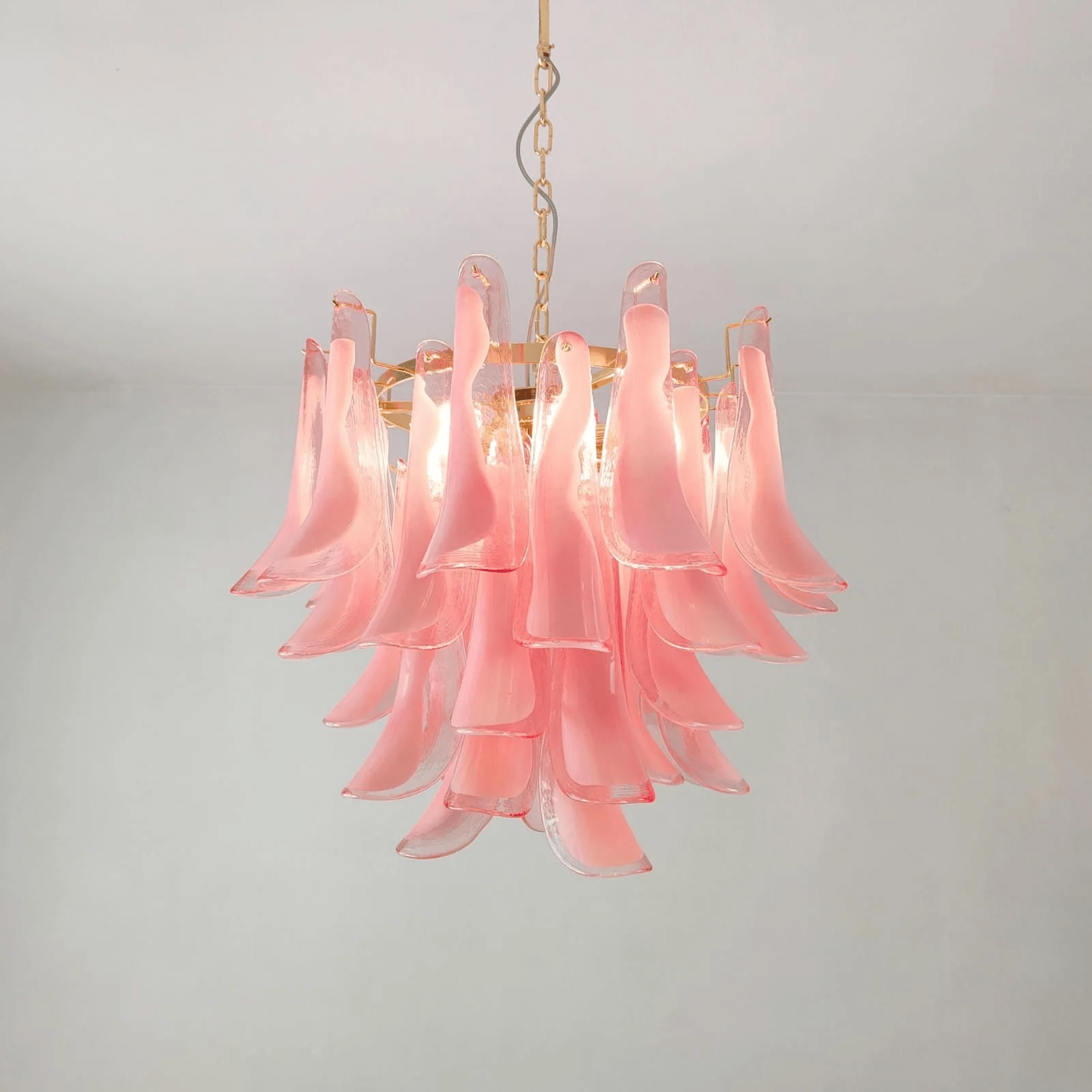 Eiroeon Chandelier Murano Glass Tiered Italian