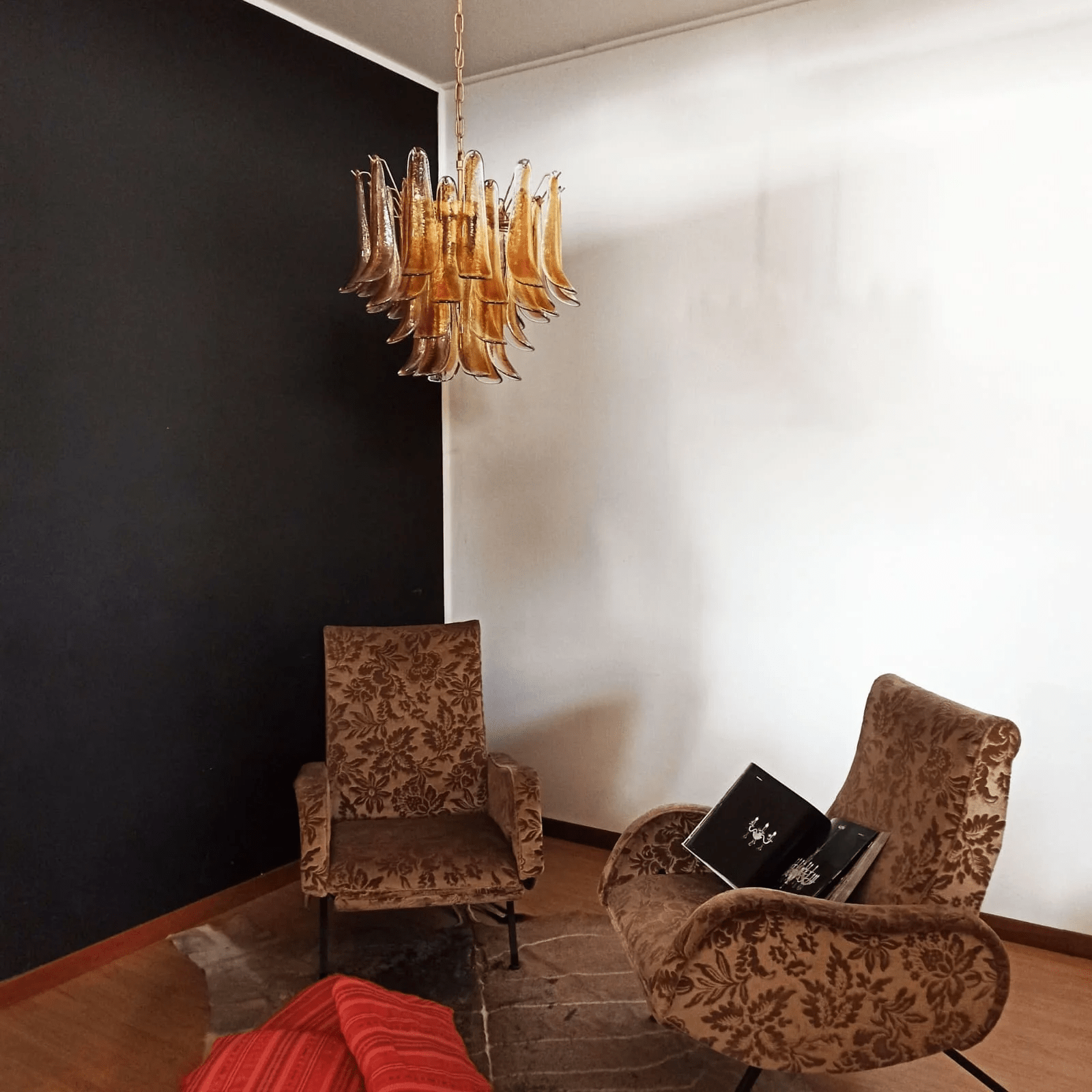 Eiroeon Chandelier Murano Glass Tiered Italian