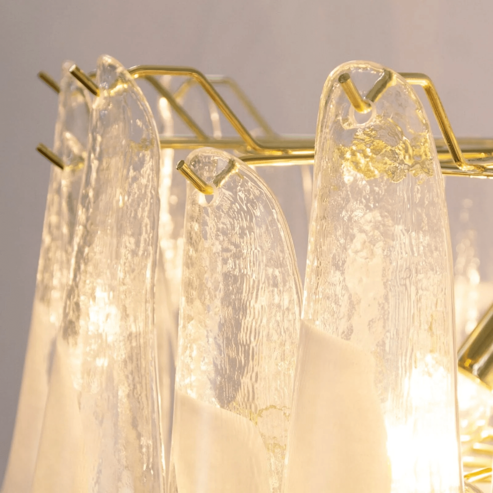 Eiroeon Chandelier Murano Glass Tiered Italian