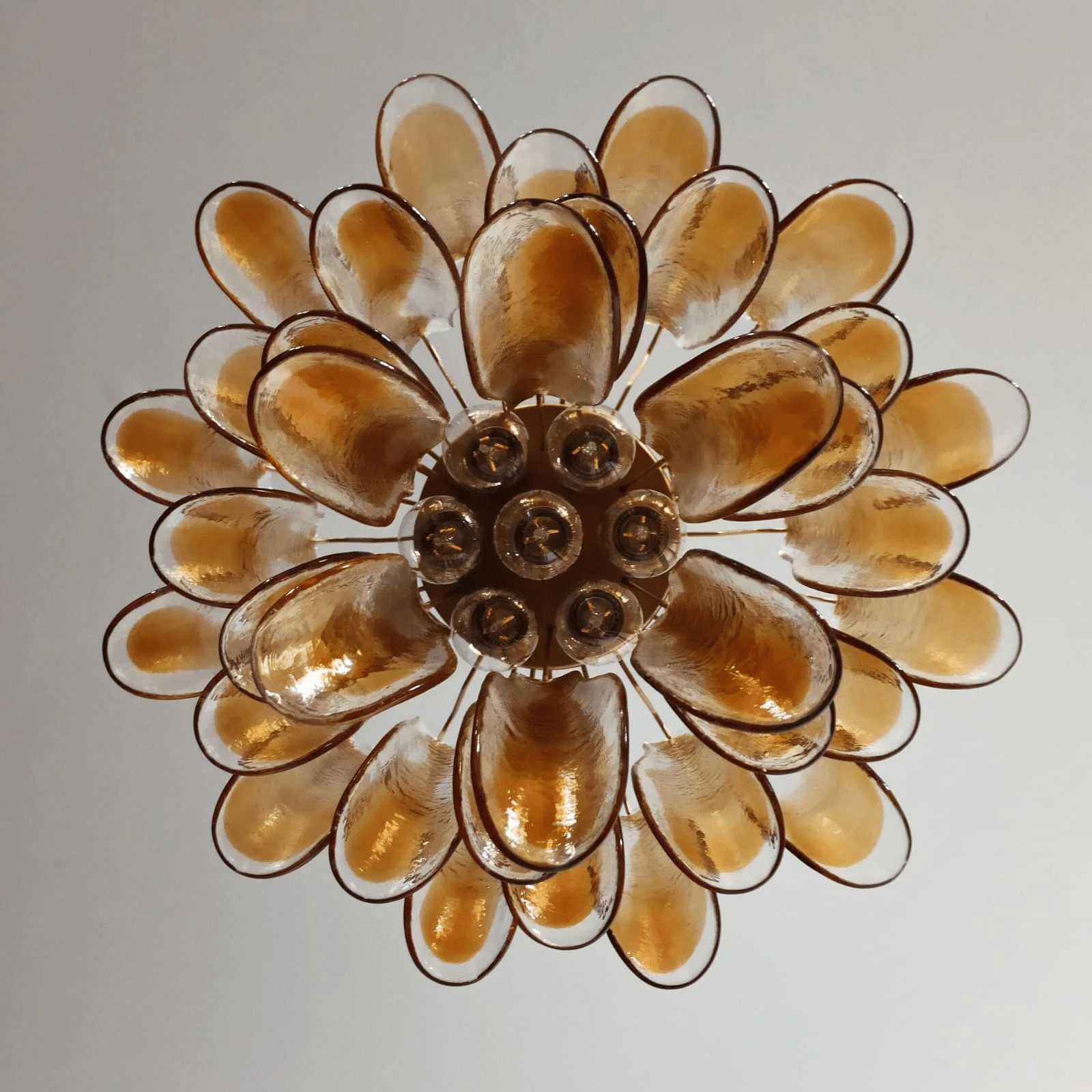 Eiroeon Chandelier Murano Glass Tiered Italian