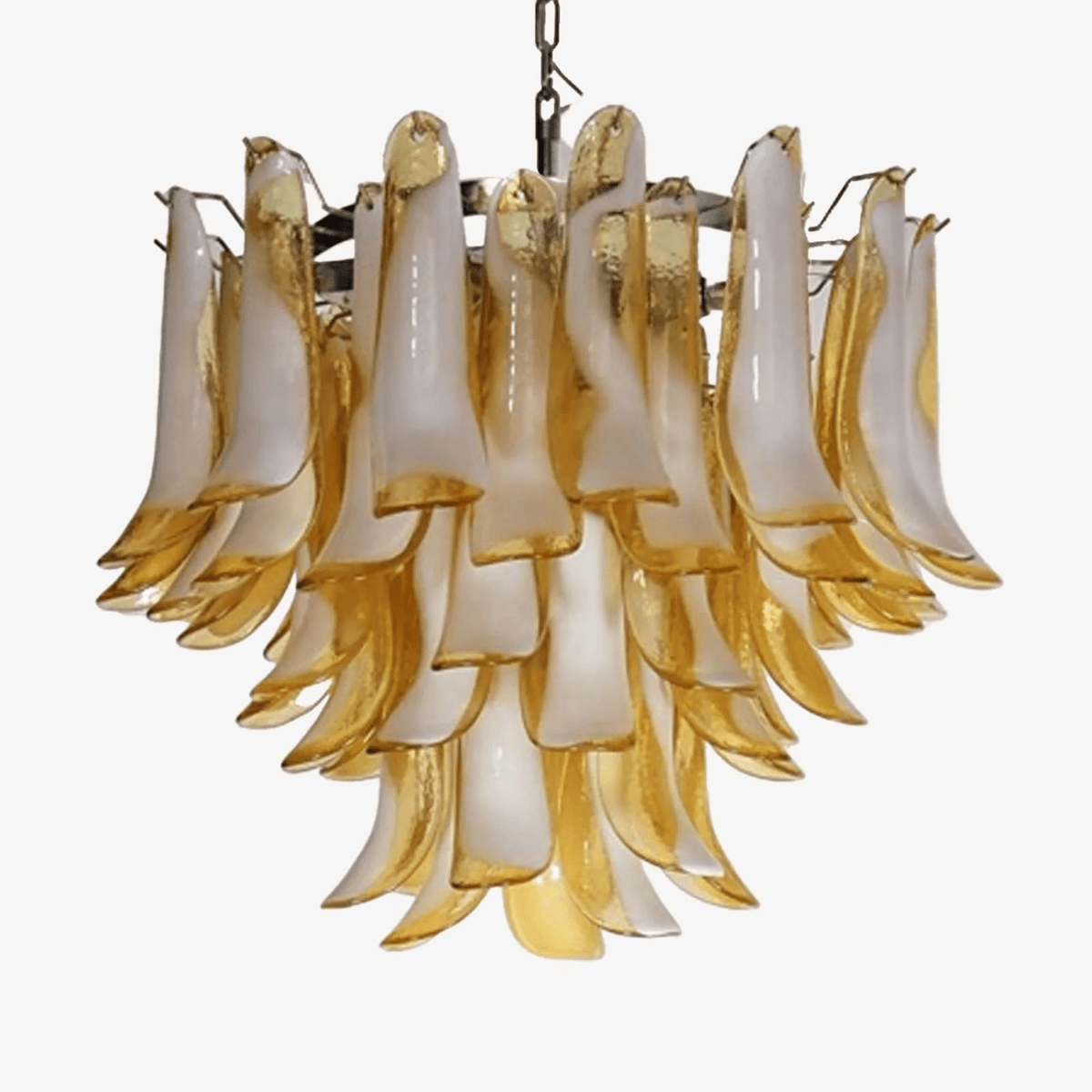 Eiroeon Chandelier Murano Glass Tiered Italian