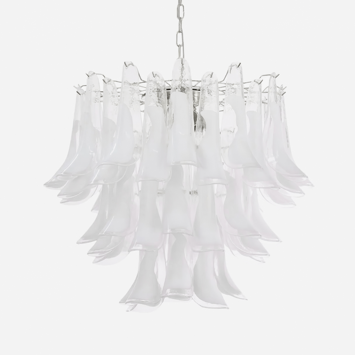 Eiroeon Chandelier Murano Glass Tiered Italian