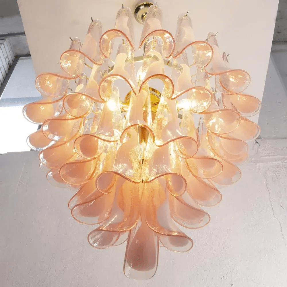 Eiroeon Chandelier Murano Glass Tiered Italian