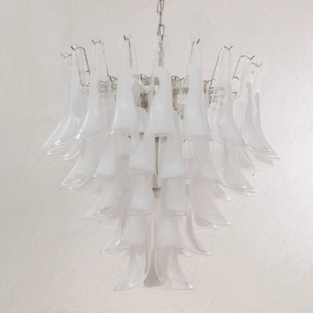 Eiroeon Chandelier Murano Glass Tiered Italian