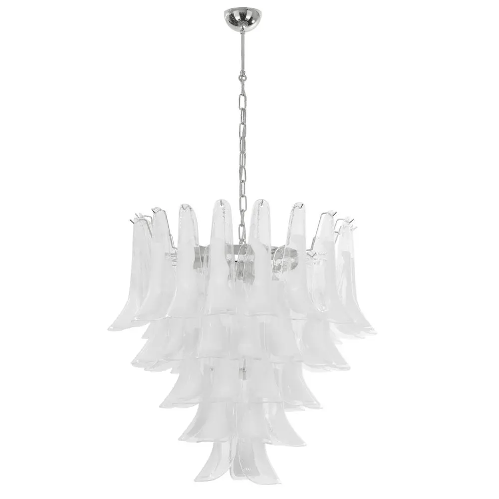 Eiroeon Chandelier Murano Glass Tiered Italian