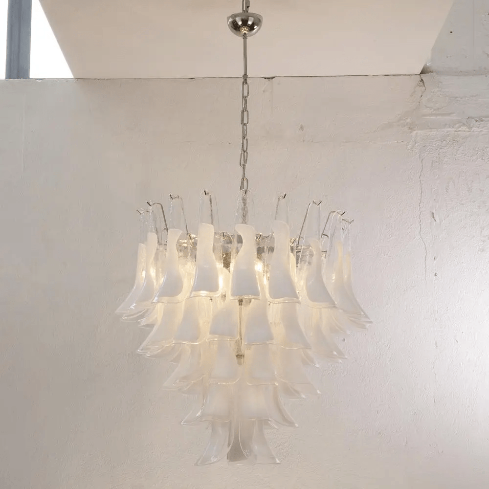 Eiroeon Chandelier Murano Glass Tiered Italian