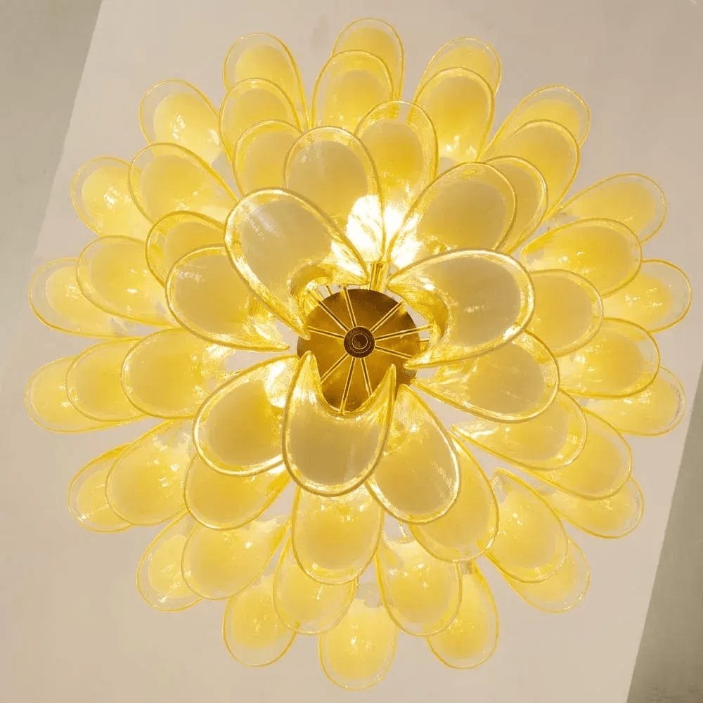 Eiroeon Chandelier Murano Glass Tiered Italian