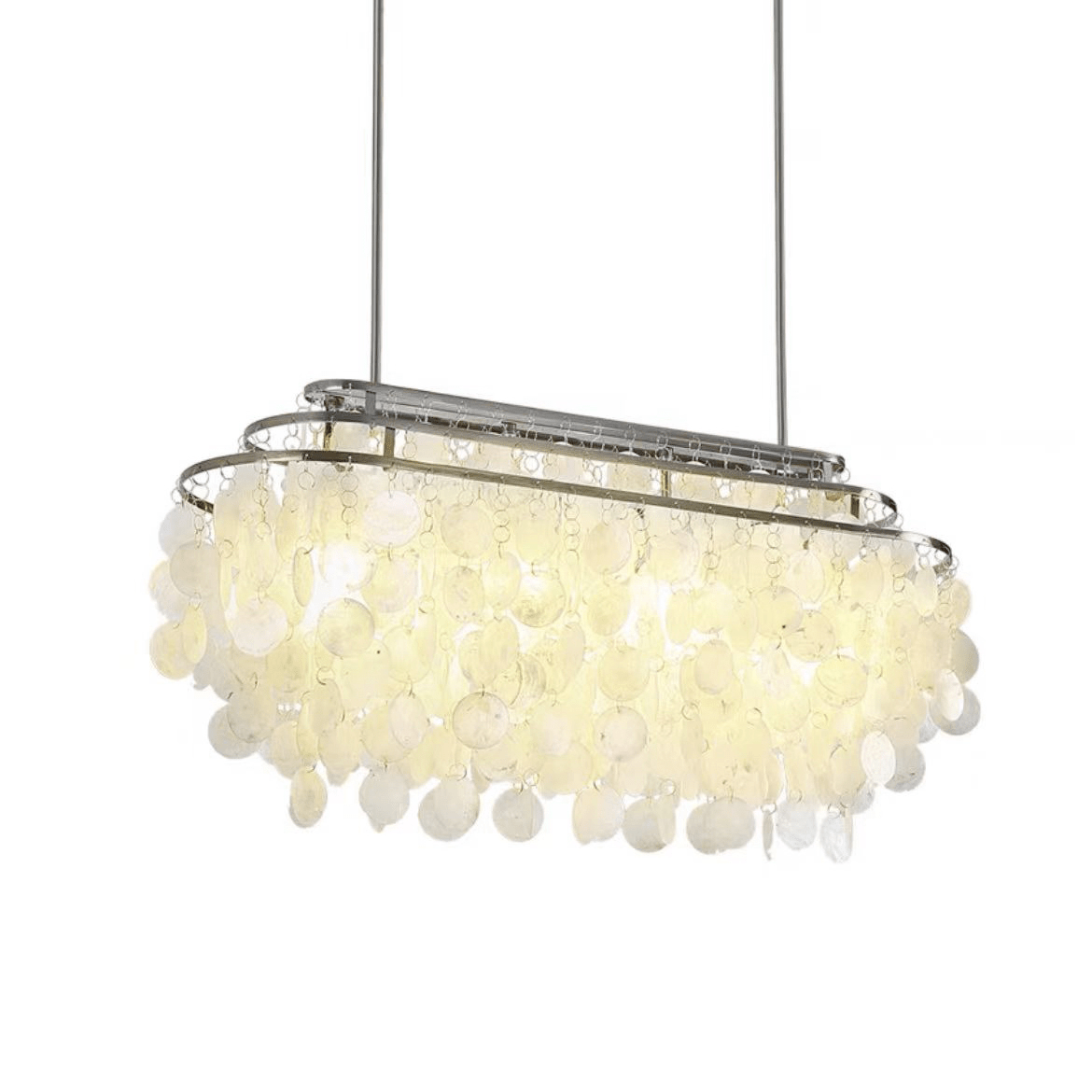 Rivena Pendant Lamp Round Shell Ring