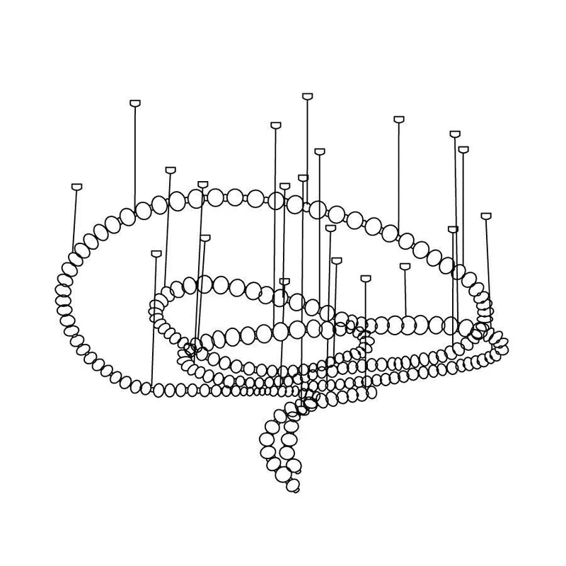 Kanell Brass Sputnik Chandelier