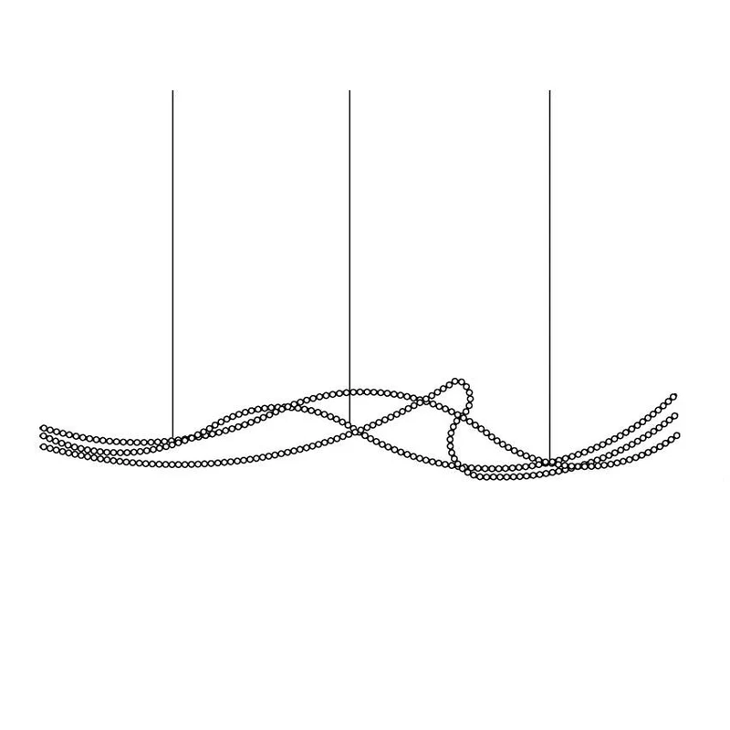 Kanell Brass Sputnik Chandelier