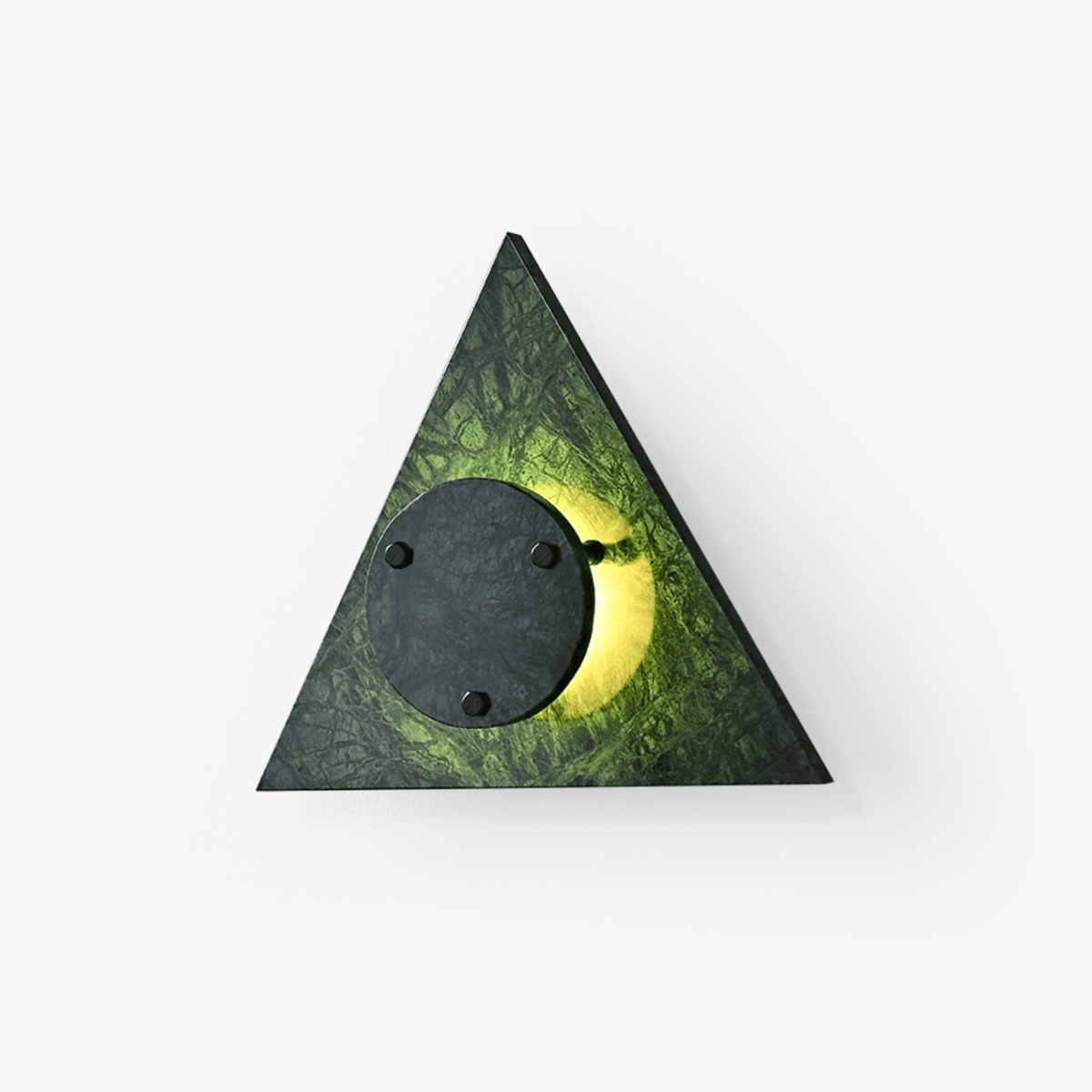 Pyramid Rustic Marble Wall Light