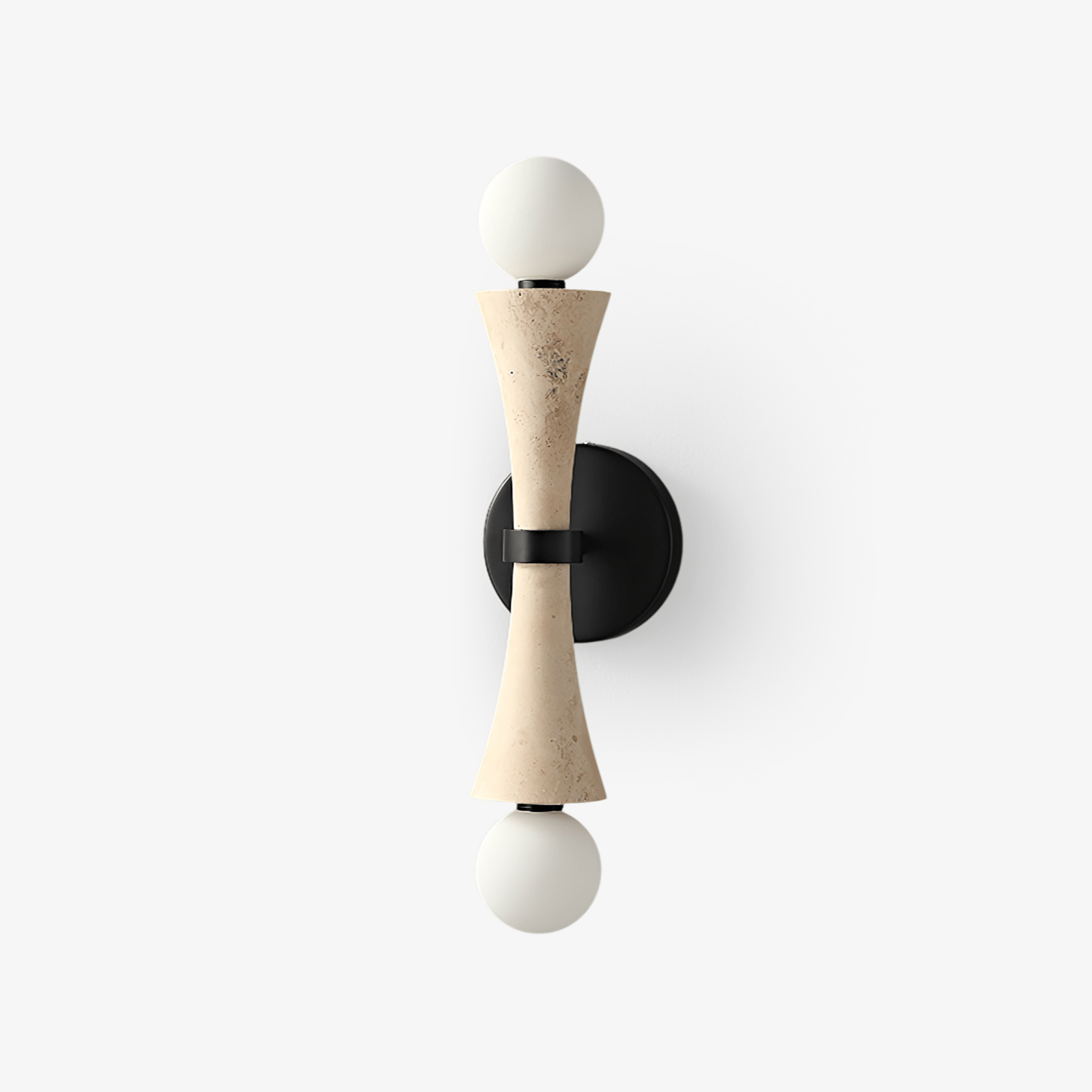 Oloriel Sculptural Travertine Wall Light