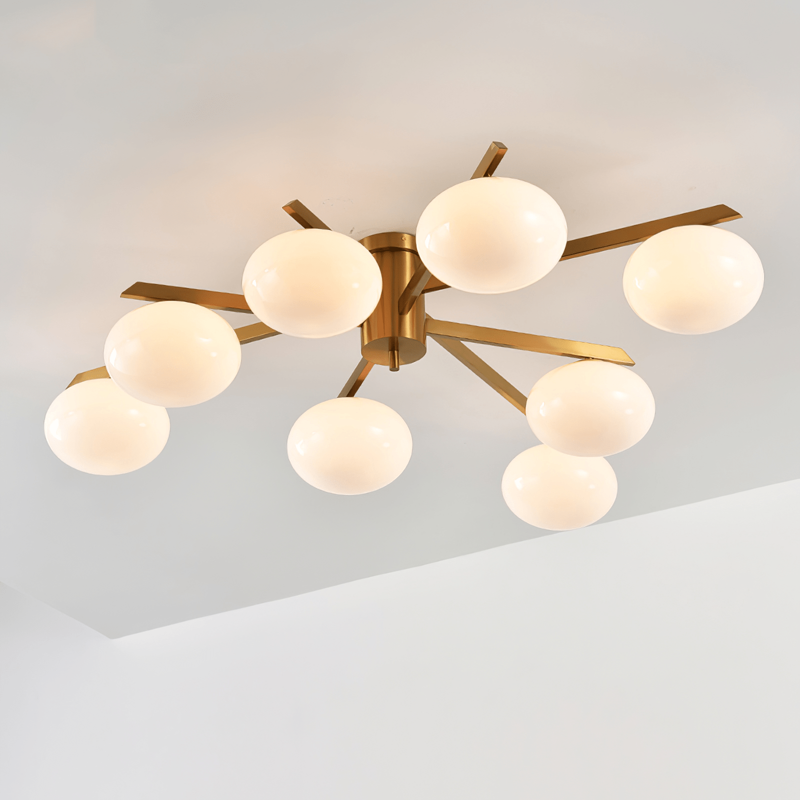 Velaraya Modern Glass Ceiling Light