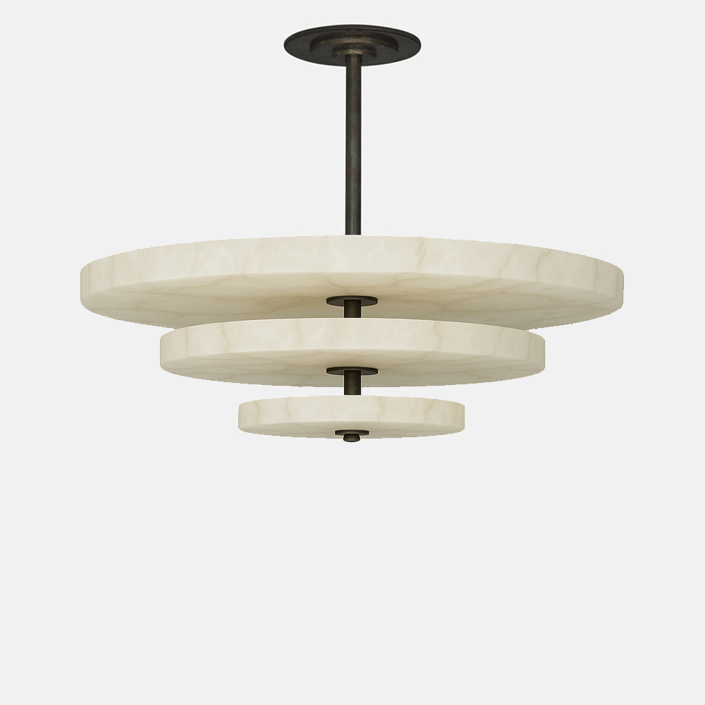 Nivoreria Minimalist Alabaster Pendant Light