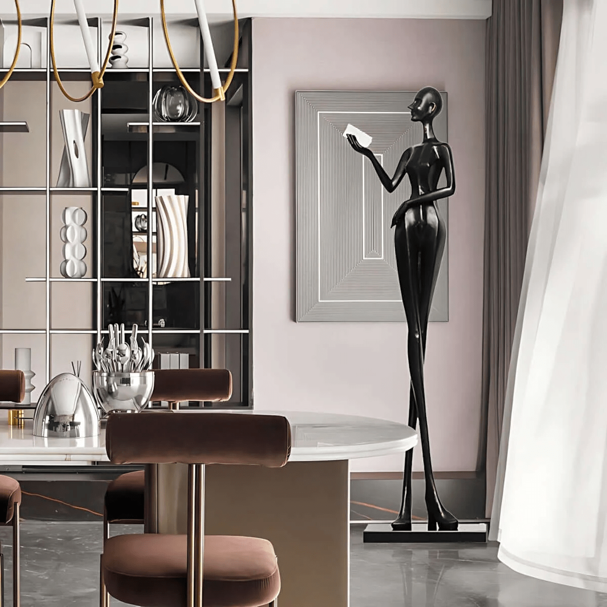 Soranina Floor Lamp Sculptural Minimalist