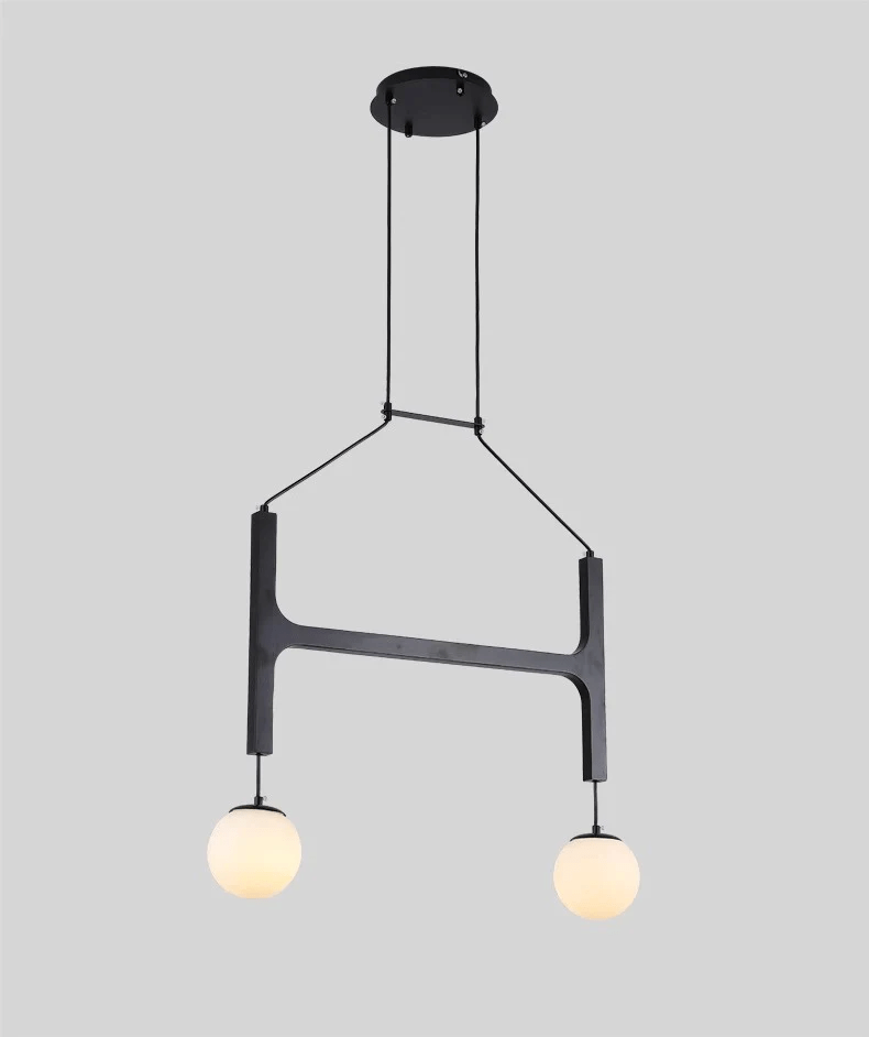 Xylocube Geometric Wood Globe Pendant Light - Neutral Decor