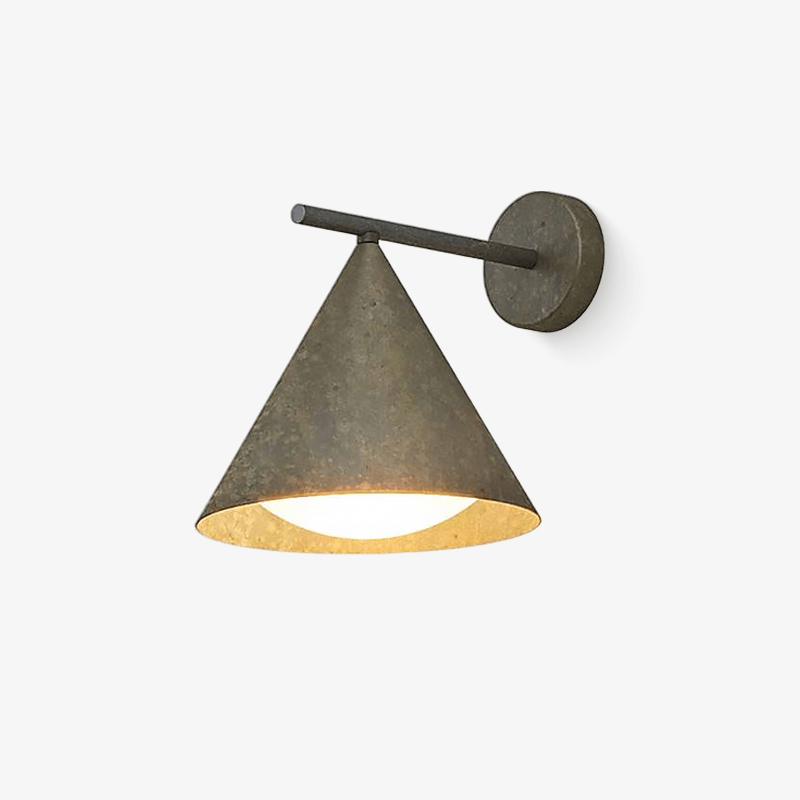 Forgecone Rustic Cone Wall Light