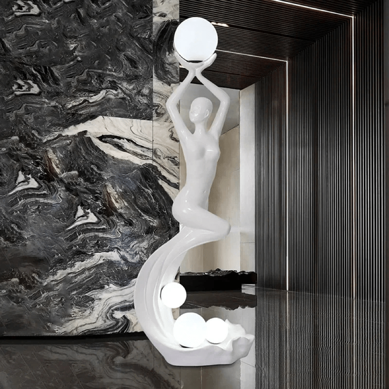 Muse Modern Sculpture Floor Lamp