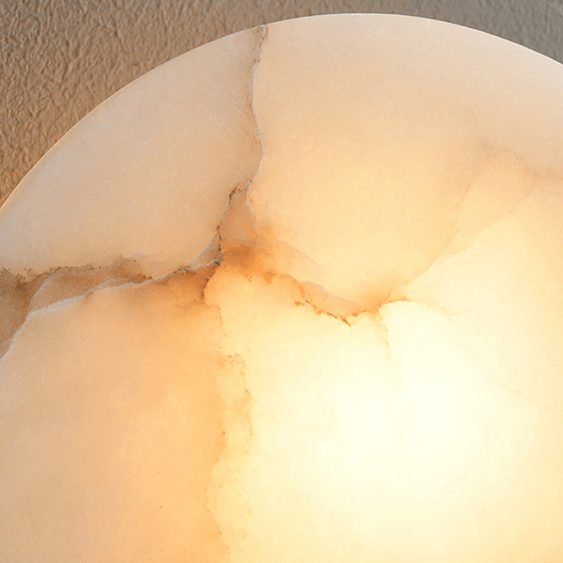 Nivisenne Mountain Shaped Alabaster Wall Light