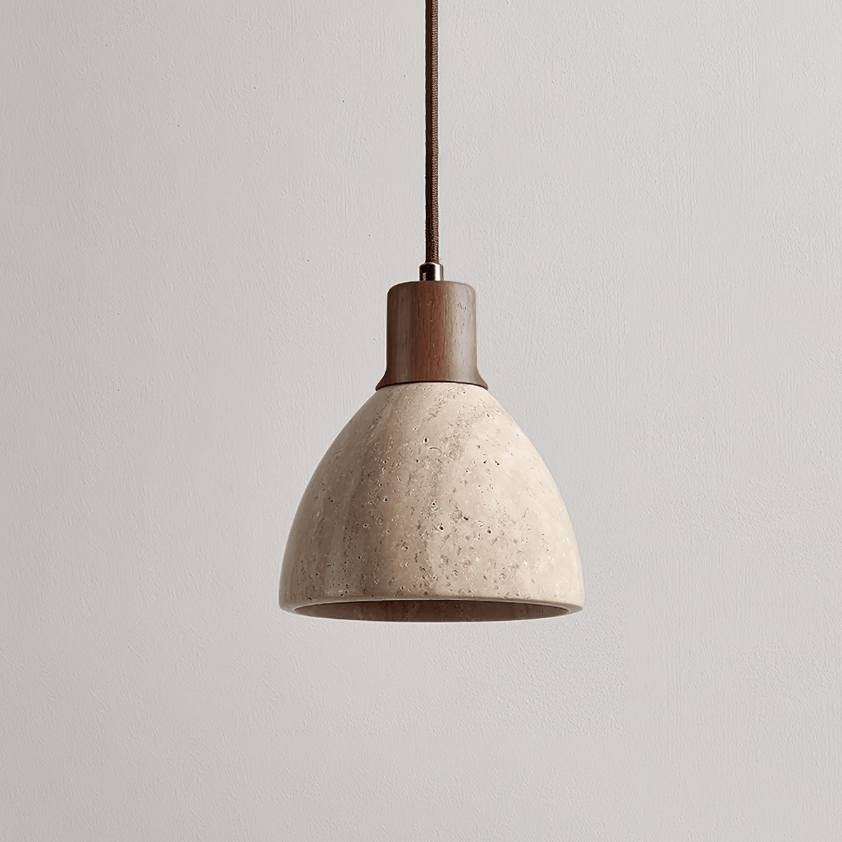 Nerio Modern Minimalist Travertine Pendant Light