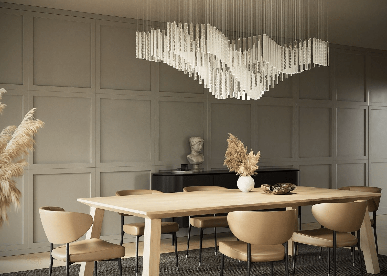 Lucanielle Diamond Cloud Strata Customize Chandelier