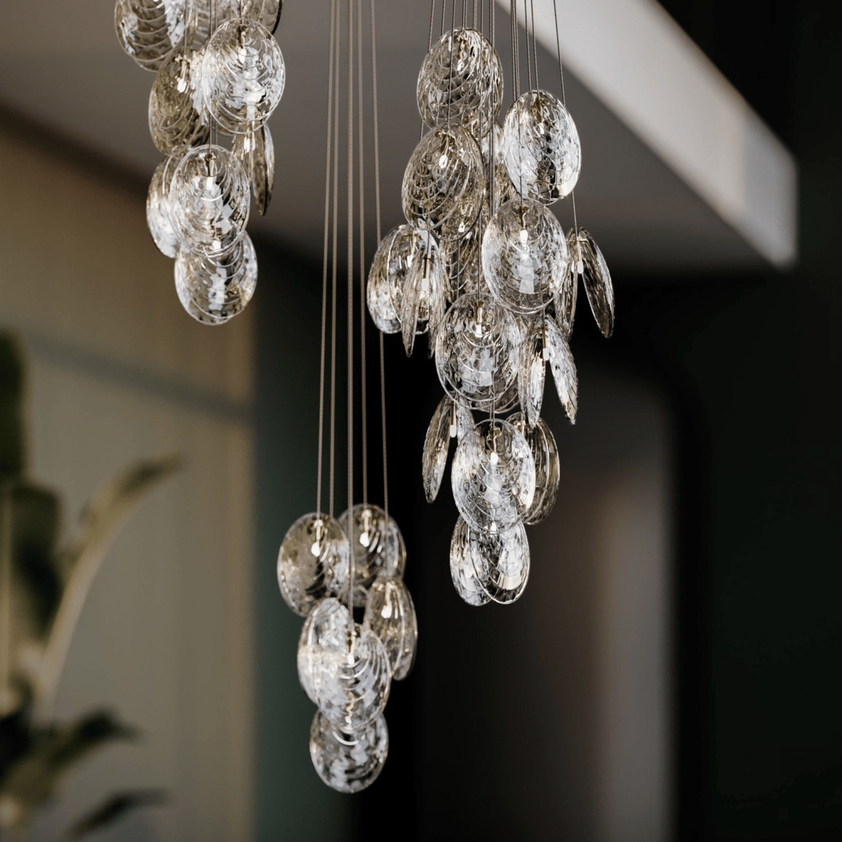 Thalassic Shell Architectural Cluster Chandelier