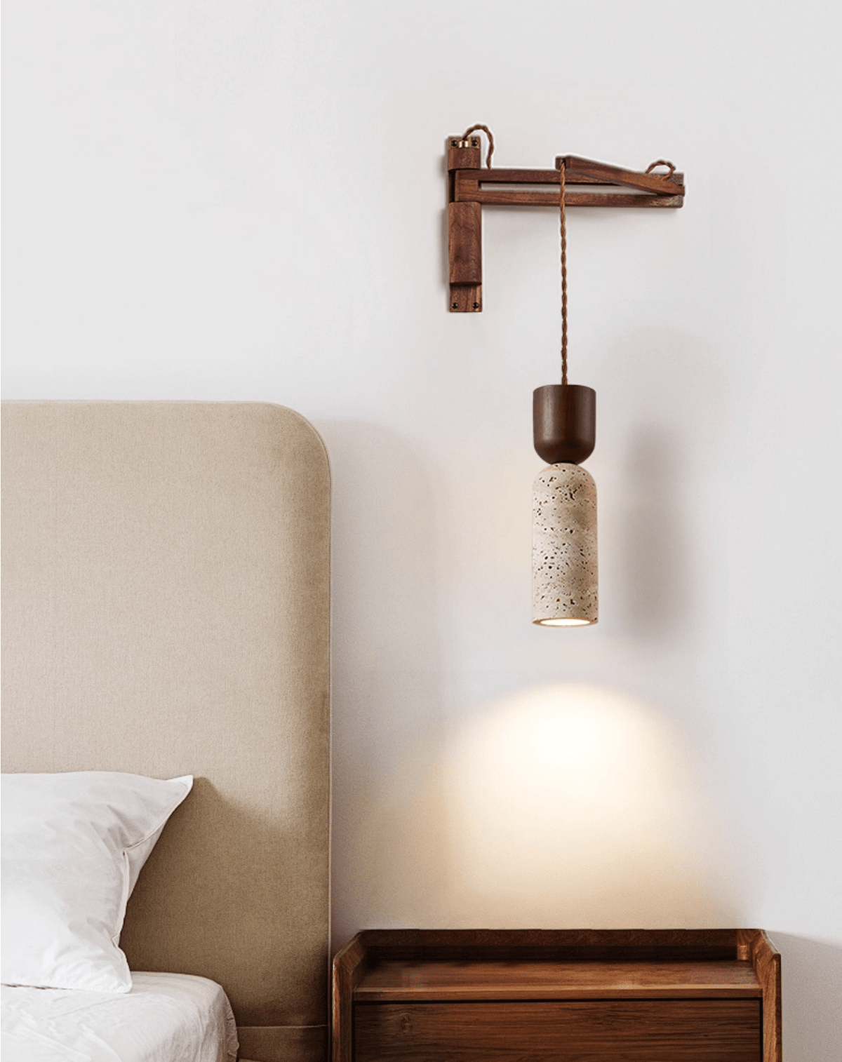Lestemore Travertine Fusion Wall Sconce