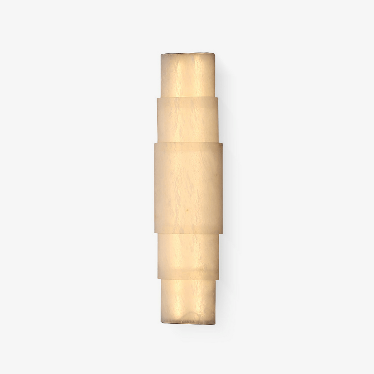 Dornette Tiered Alabaster Column Sconce