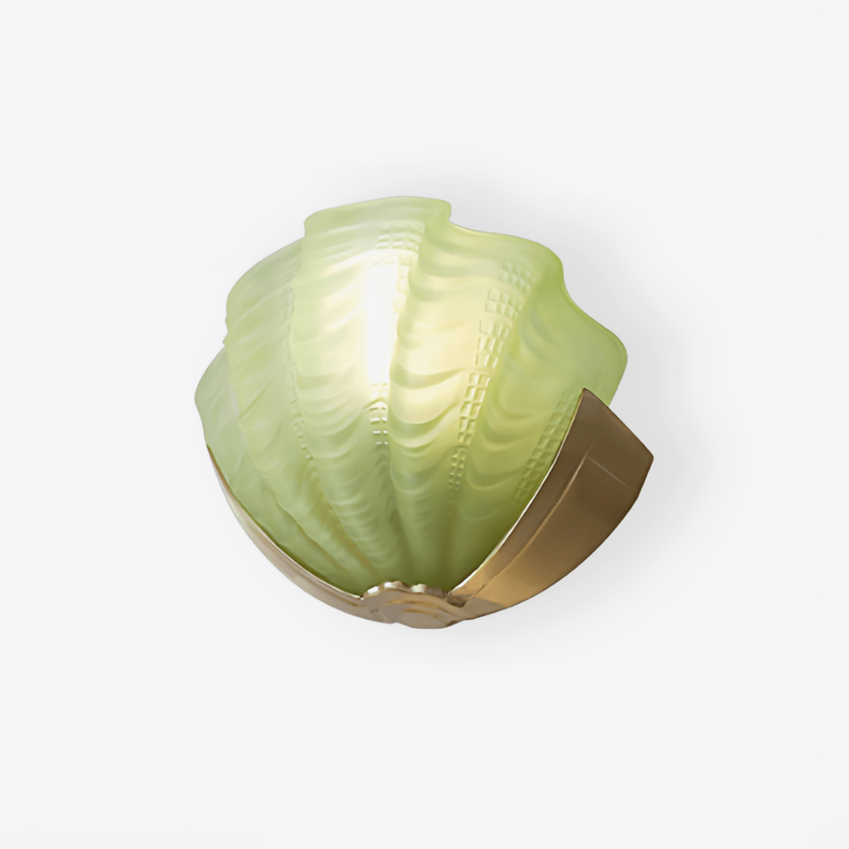 Nico Art Deco Glass Scallop Wall Light