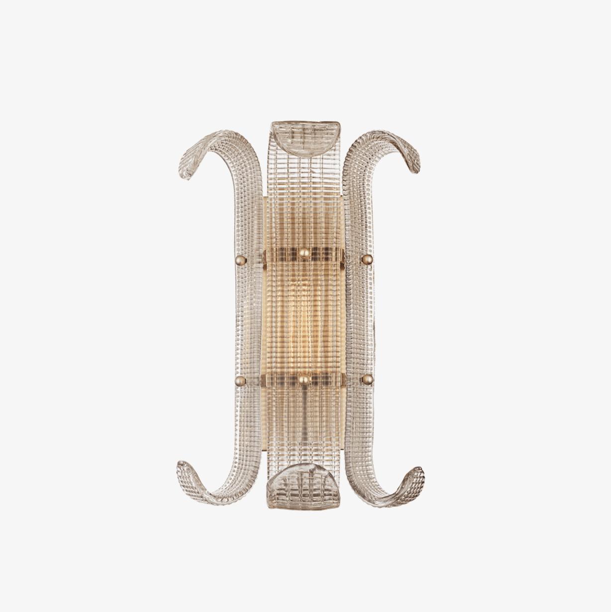 Dara Luxurious Champagne Glass Brasher Wall Lamp