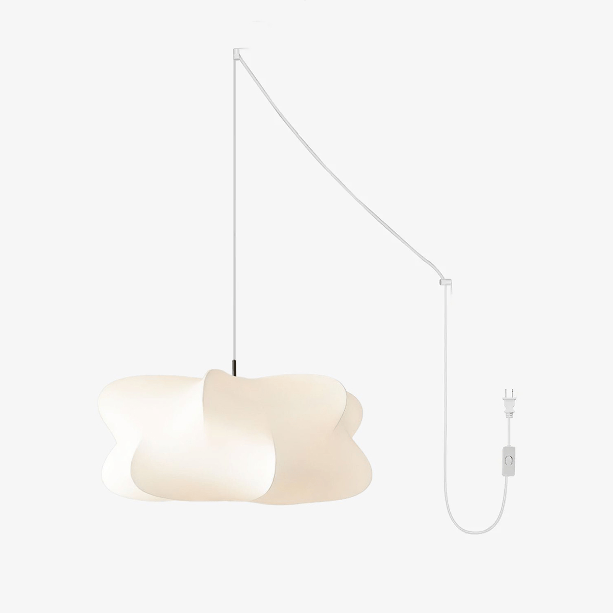 Bibi Cloudy Decorative Silk Pendant Swag Light