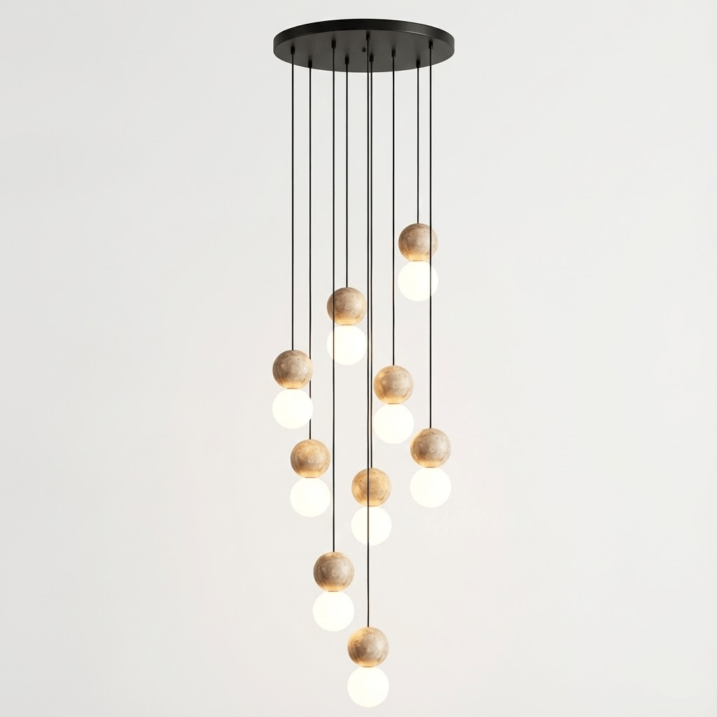 Beauview Travertine Pendant Light